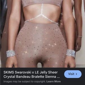 SKIMS Swarovski Sienna Rhinestone Dress